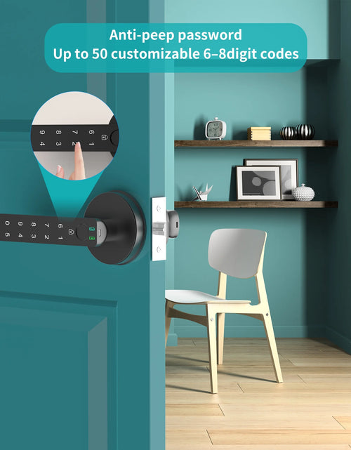 Load image into Gallery viewer, Smart Fingerprint Door Lock Biometric Keyless Entry Door Knob with Keypads by  for Home
