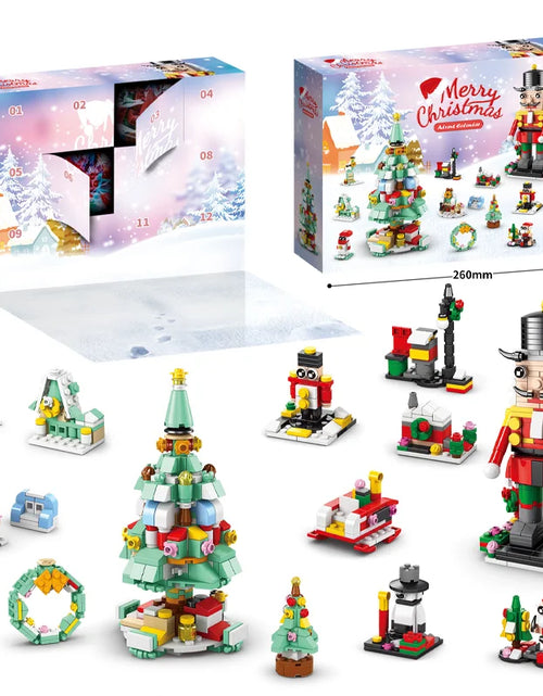 Load image into Gallery viewer, Christmas Building Blocks Set Box Kids Toys 24Years Xmas Advent Calendar Bricks Diy Kit Gift for Children 6 Years Old and Above
