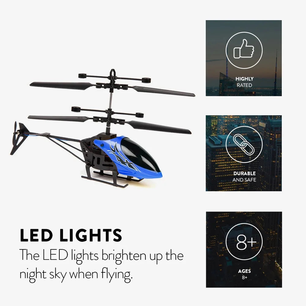 Glow in the Dark Hornet 2CH Mini IR RTF Electric RC Helicopter